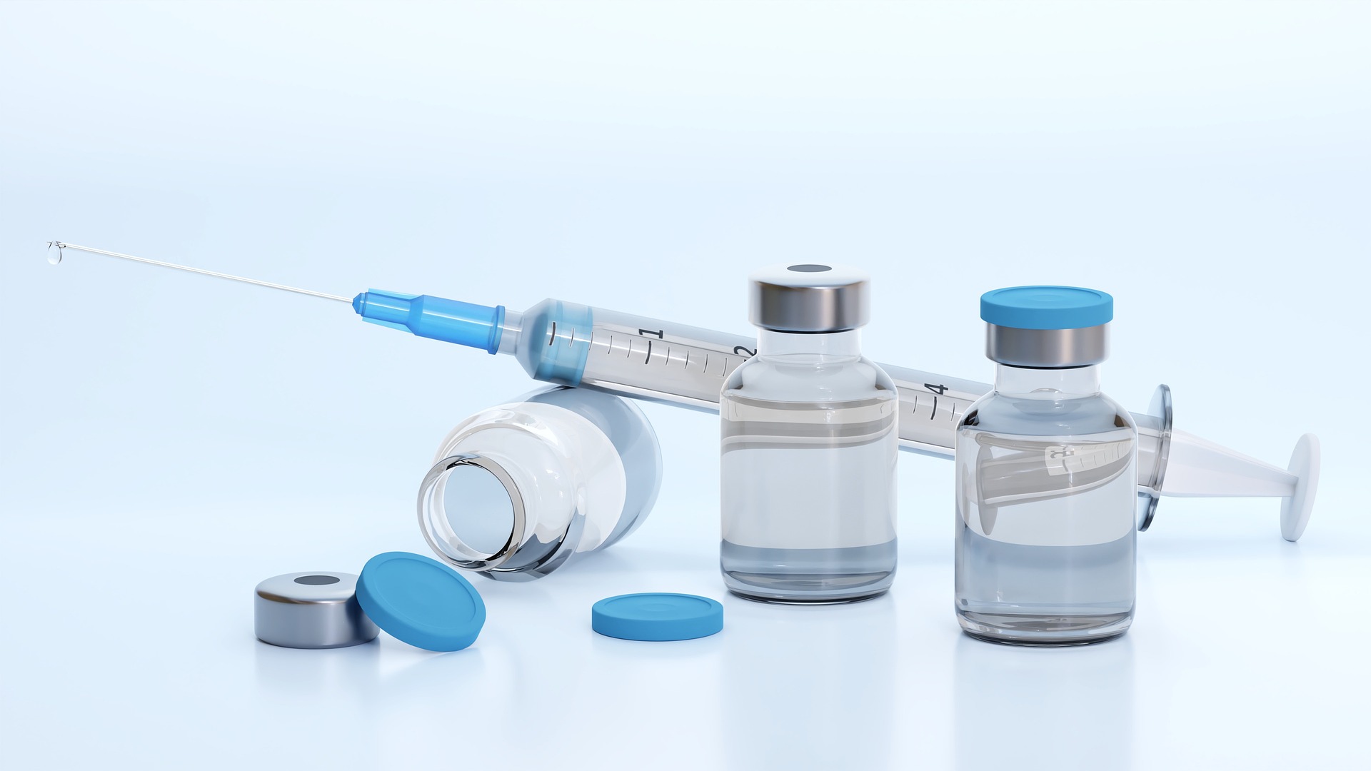 Viales y jeringa de exosomas para medicina estética regenerativa en Castellón